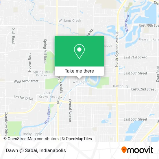 Dawn @ Sabai map