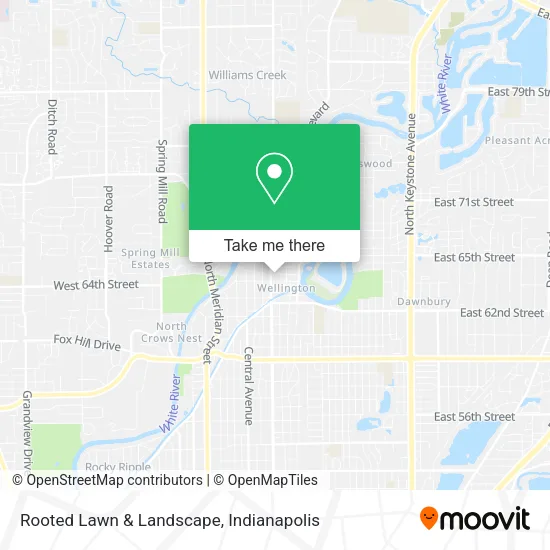 Rooted Lawn & Landscape map