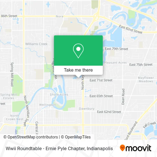 Wwii Roundtable - Ernie Pyle Chapter map
