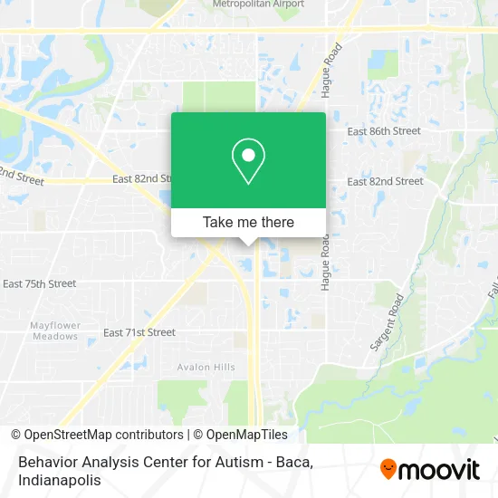 Behavior Analysis Center for Autism - Baca map