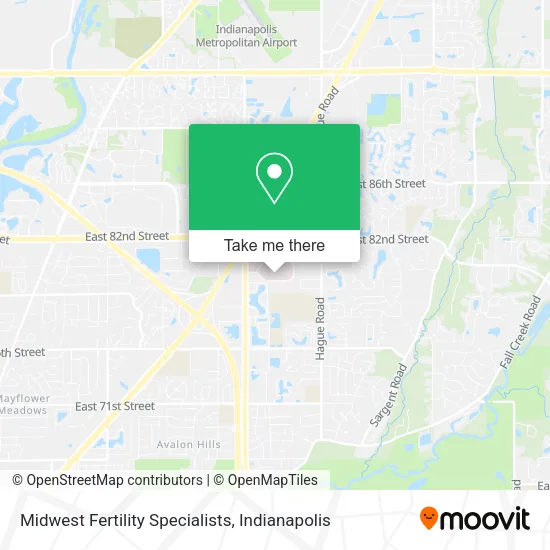 Mapa de Midwest Fertility Specialists