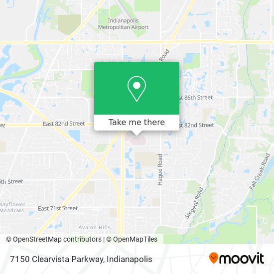 Mapa de 7150 Clearvista Parkway