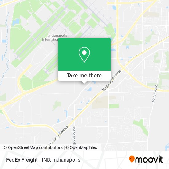 如何坐公交去indianapolis City Balance 的fedex Freight Ind Moovit