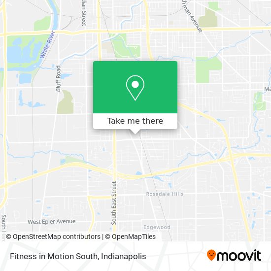 Fitness in Motion South map