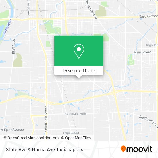 State Ave & Hanna Ave map