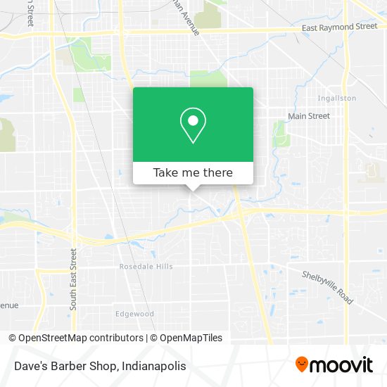 Dave's Barber Shop map