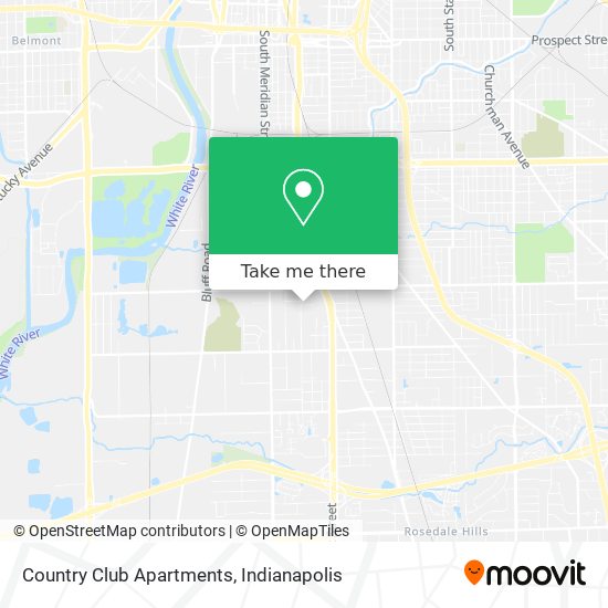 Country Club Apartments map