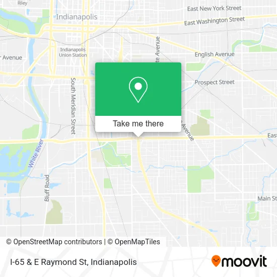 Mapa de I-65 & E Raymond St
