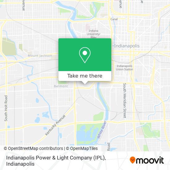 Indianapolis Power & Light Company (IPL) map