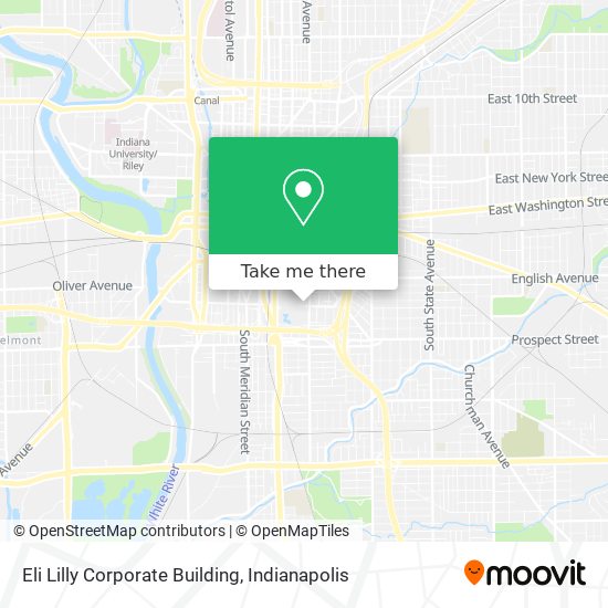 Eli Lilly Corporate Building map