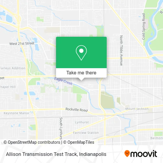 Allison Transmission Test Track map