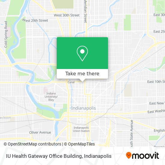 Mapa de IU Health Gateway Office Building