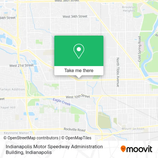 Indianapolis Motor Speedway Administration Building map
