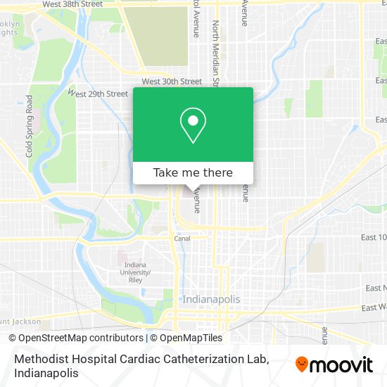 Methodist Hospital Cardiac Catheterization Lab map