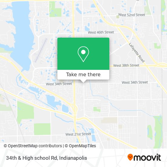 34th & High school Rd map