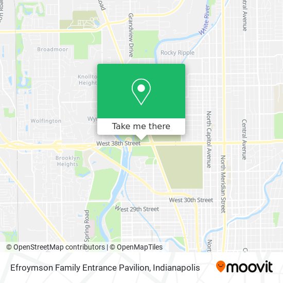 Mapa de Efroymson Family Entrance Pavilion