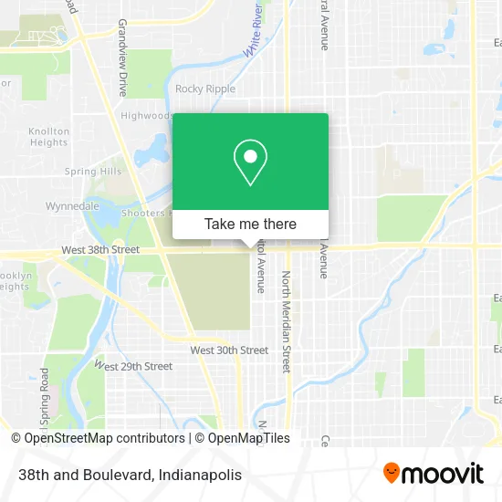 Mapa de 38th and Boulevard