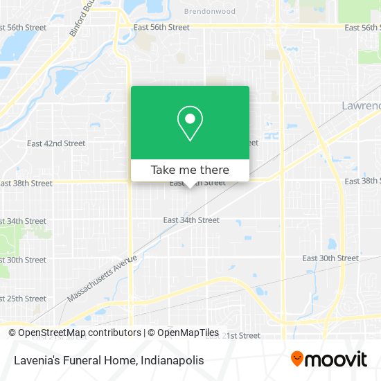Mapa de Lavenia's Funeral Home
