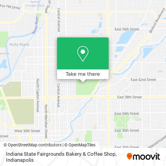 Indiana State Fairgrounds Bakery & Coffee Shop map