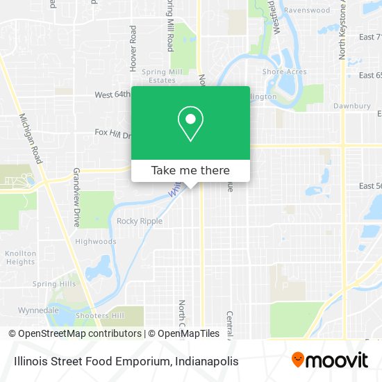 Mapa de Illinois Street Food Emporium