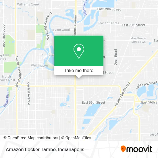 Amazon Locker Tambo map