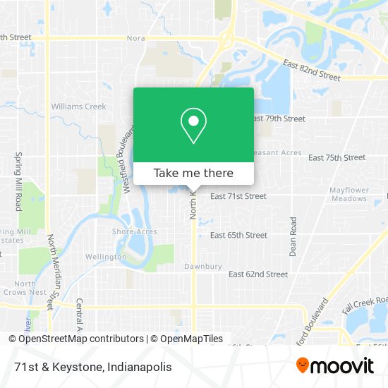 71st & Keystone map