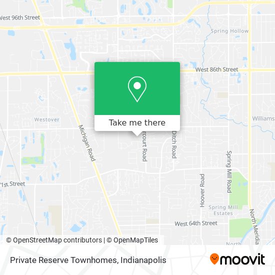 Private Reserve Townhomes map