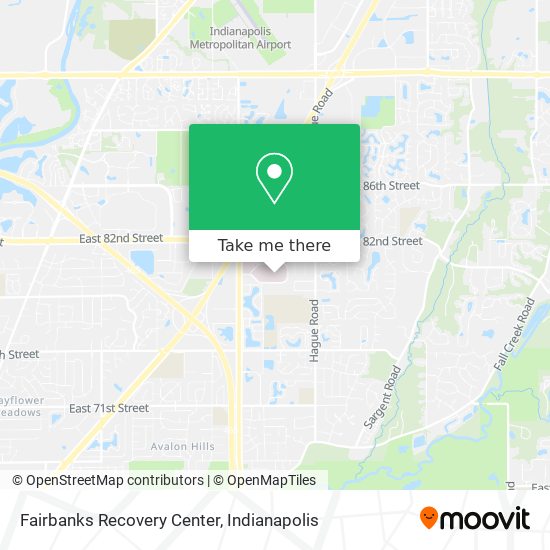 Mapa de Fairbanks Recovery Center