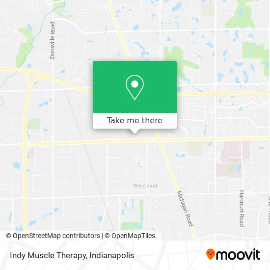 Mapa de Indy Muscle Therapy