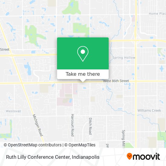 Mapa de Ruth Lilly Conference Center