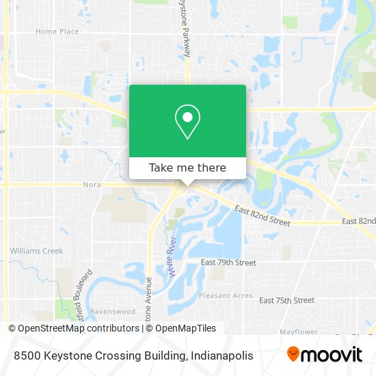 8500 Keystone Crossing Building map