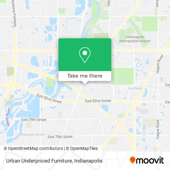 Urban Underpriced Furniture map
