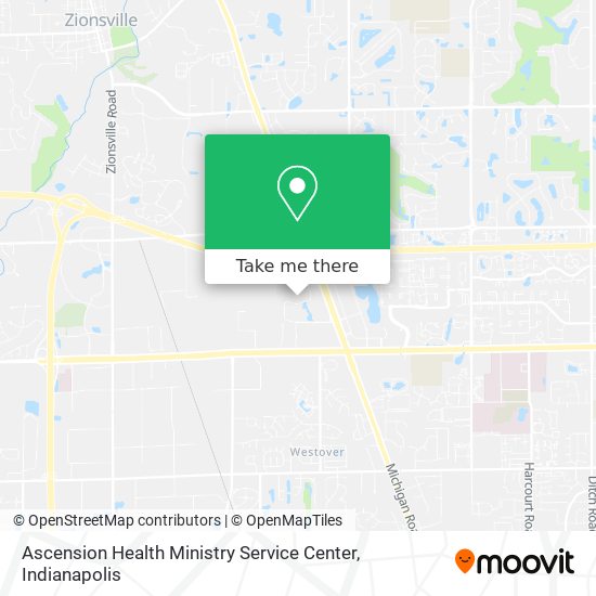 Ascension Health Ministry Service Center map