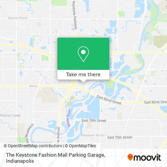 Mapa de The Keystone Fashion Mall Parking Garage