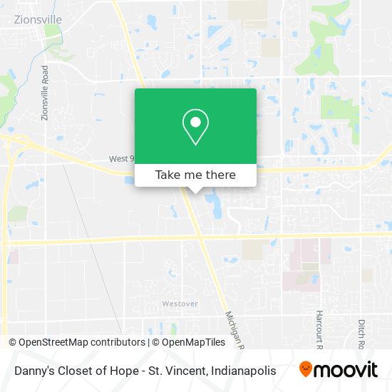 Mapa de Danny's Closet of Hope - St. Vincent