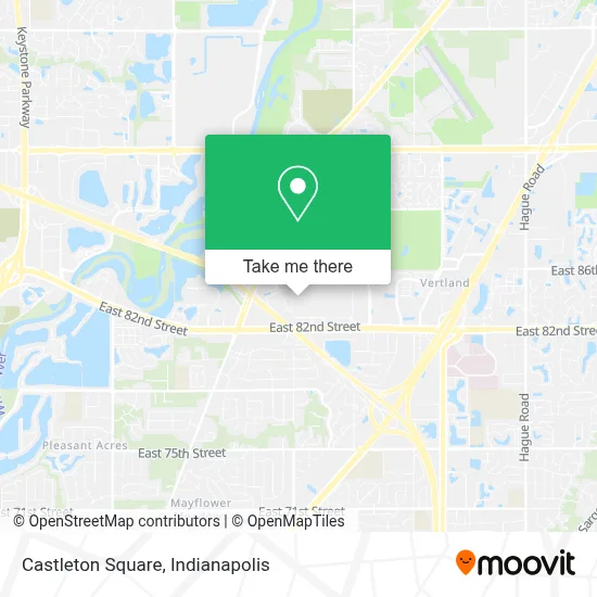 Castleton Square map