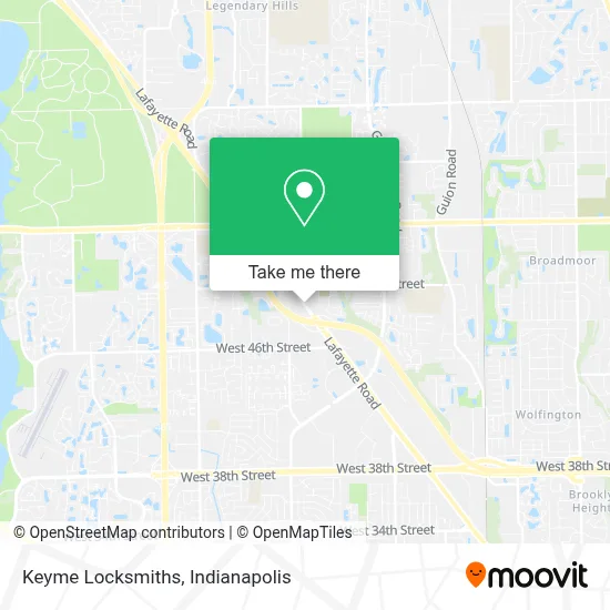 Keyme Locksmiths map