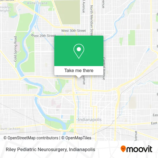 Riley Pediatric Neurosurgery map