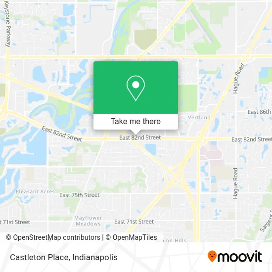 Castleton Place map