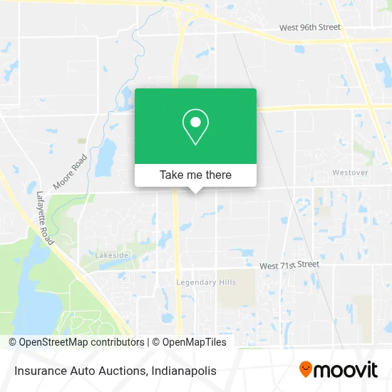 Insurance Auto Auctions map