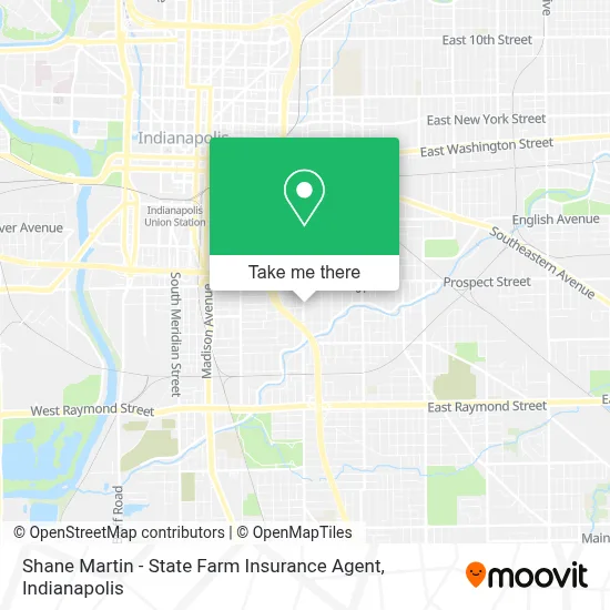 Shane Martin - State Farm Insurance Agent map