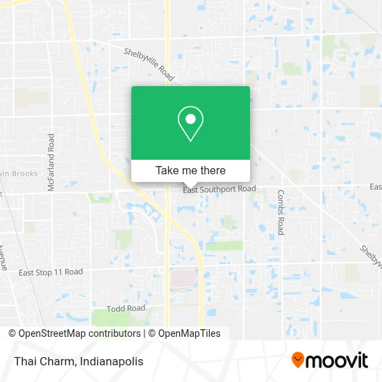 Thai Charm map