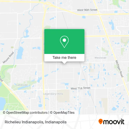 Richelieu Indianapolis map