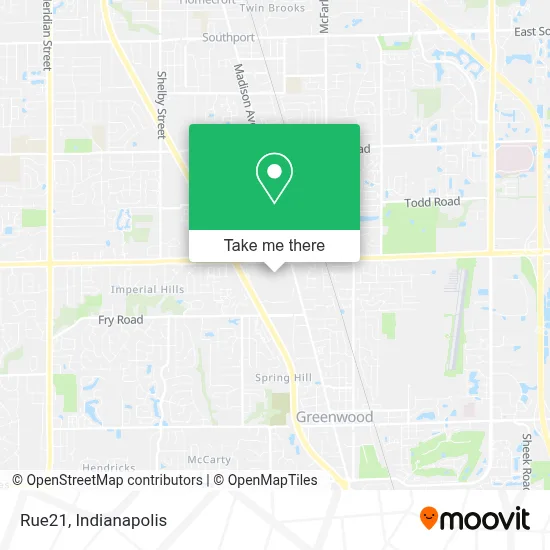 Rue21 map