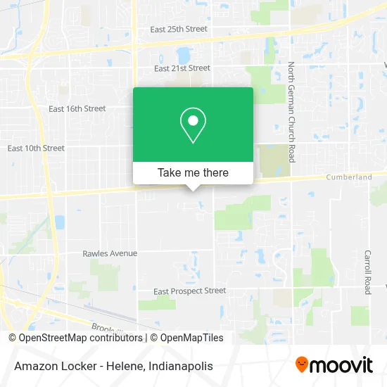 Amazon Locker - Helene map