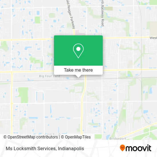 Ms Locksmith Services map