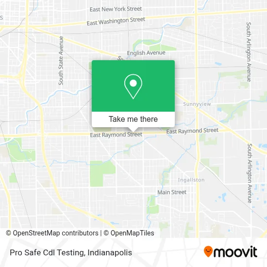 Pro Safe Cdl Testing map