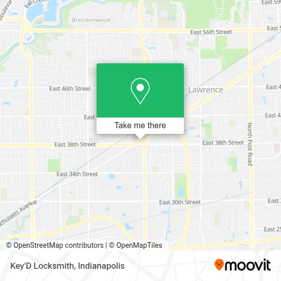 Key'D Locksmith map