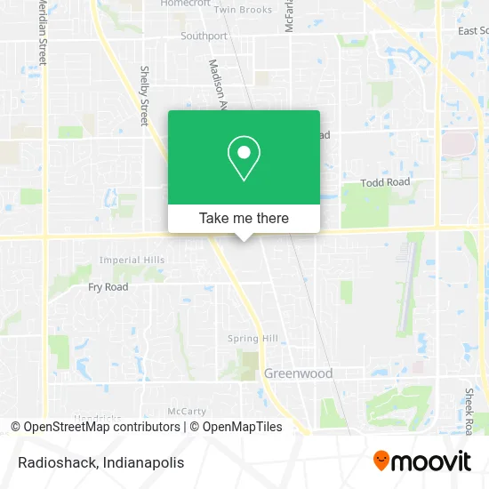 Radioshack map
