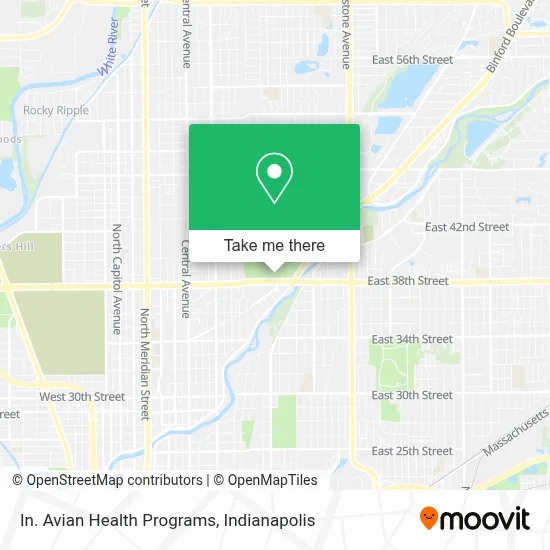 In. Avian Health Programs map